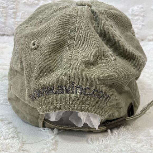 PORT AUTHORITY American Flag Baseball Cap Hat Men's SzOS Green StreetWear Sporty - Picture 2 of 8